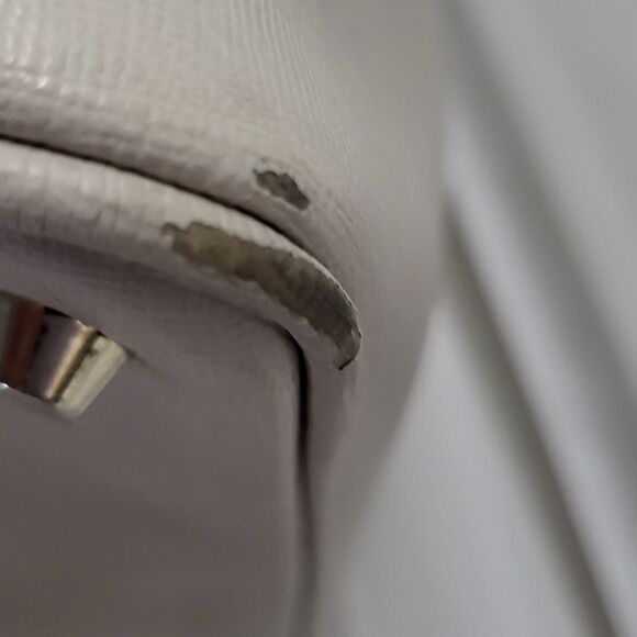 Off white Furla Top Handle Bag Large Tote shoulder bag women's - Picture 9 of 16